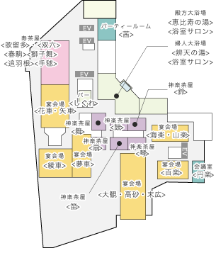 館内2階 案内図